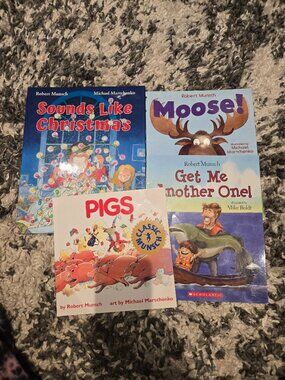 Robert Munsch Children’s Book Bundle (Set of 4) | Classic Stories | Paperback
